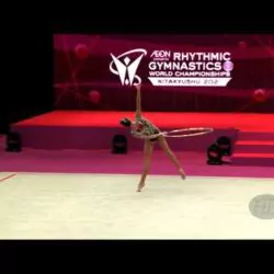 TANIYEVA Elzhana (KAZ) - 2021 Rhythmic Worlds, Kitakyushu (JPN) - Qualifications Hoop